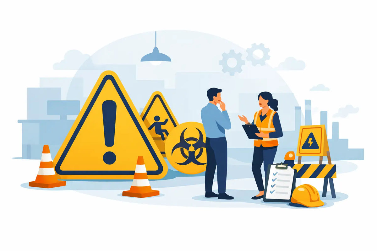 What Do Yellow Warning Signs Mean at Work?