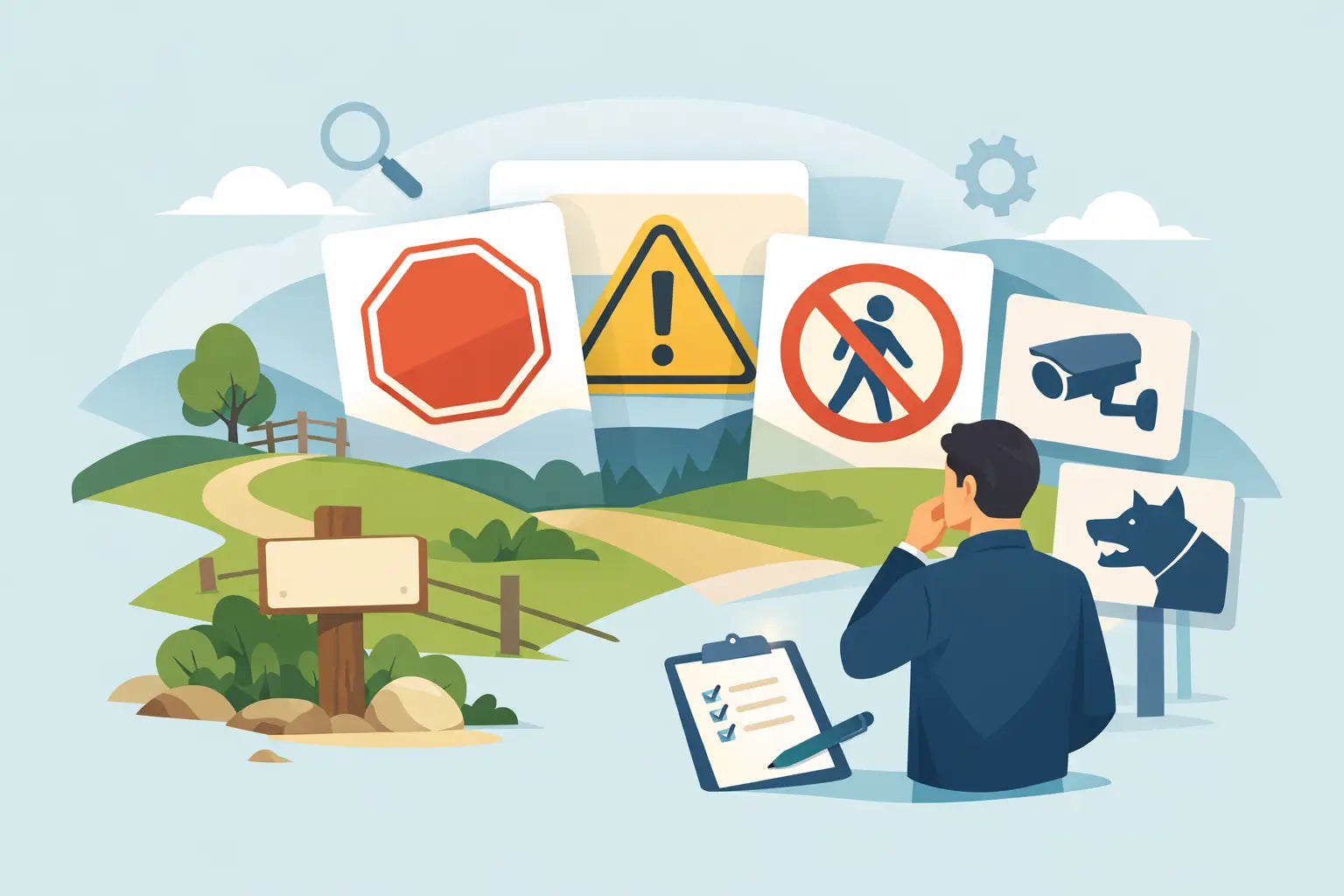 Choosing Private Land Warning Signs