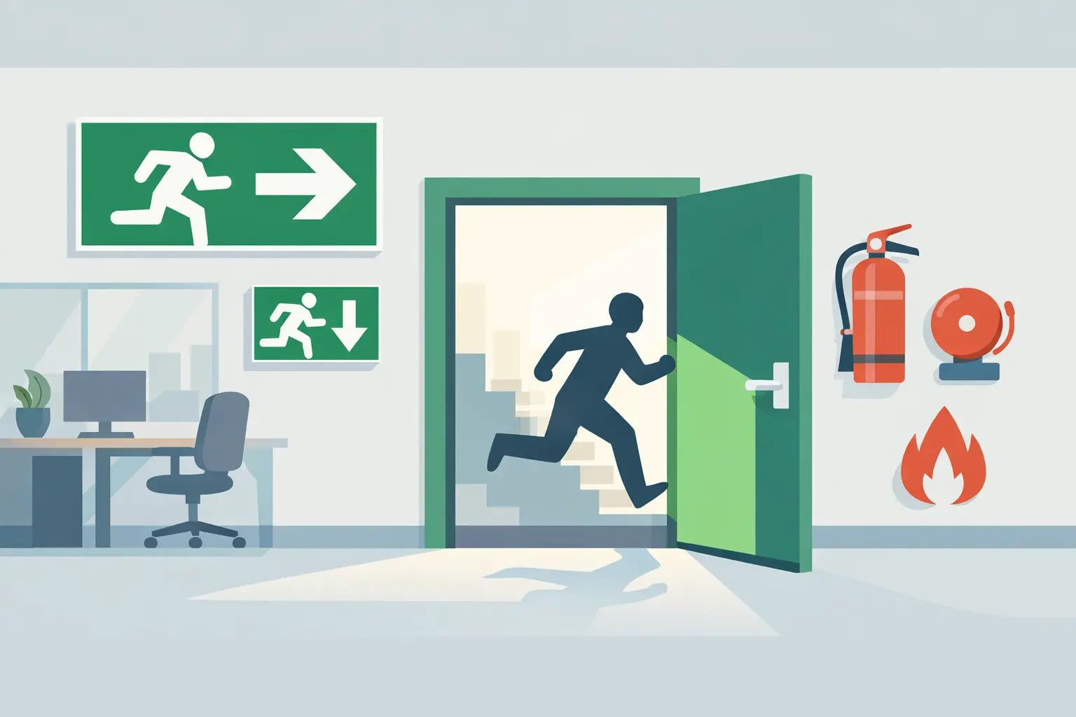 Fire Exit Sign Guide for UK Workplaces