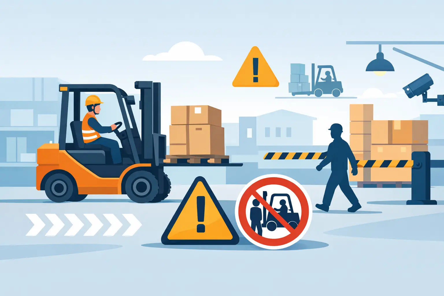 Forklift Warning Signs for Safer Sites