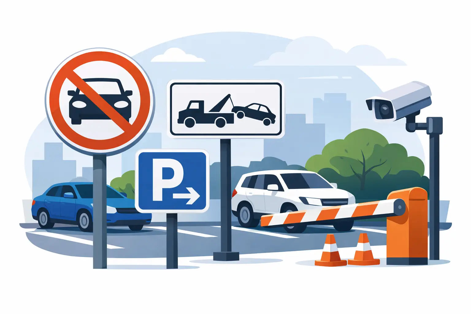 Parking Signs That Keep Sites Clear