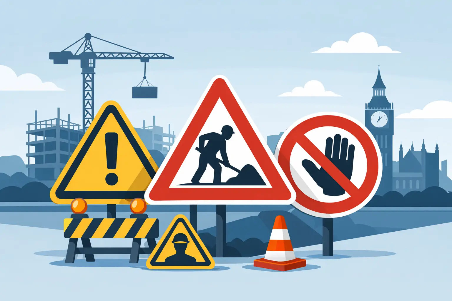 Construction Warning Signs UK: What You Need