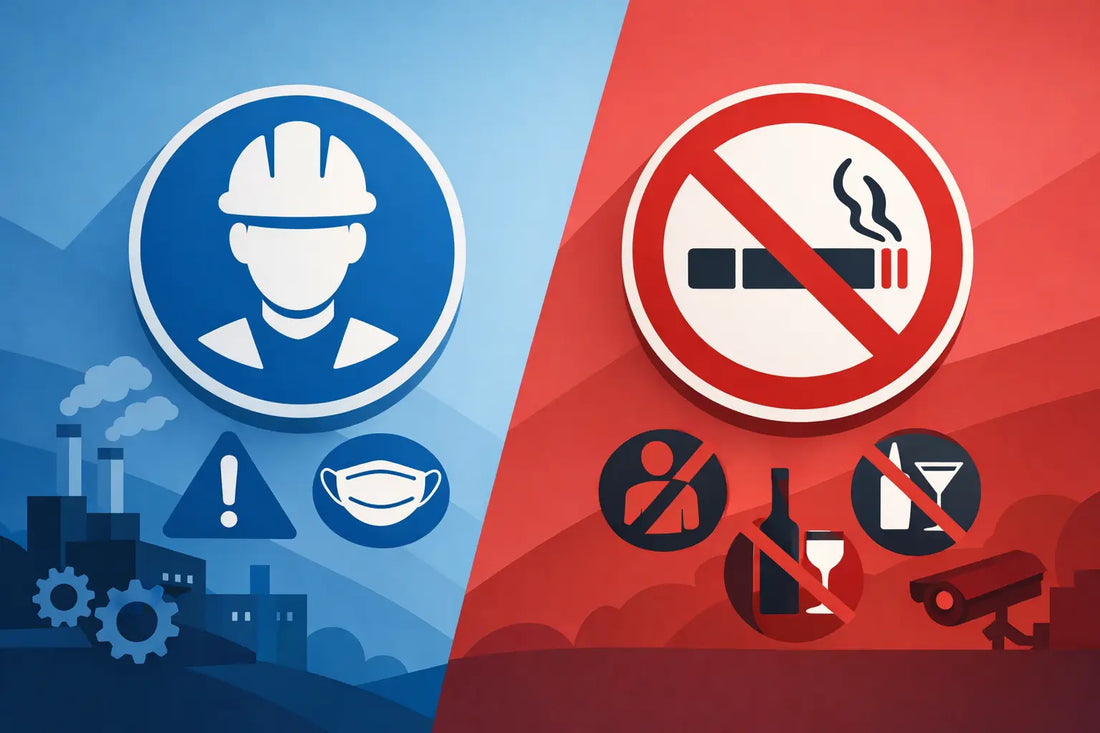 Mandatory Signs vs Prohibition Signs