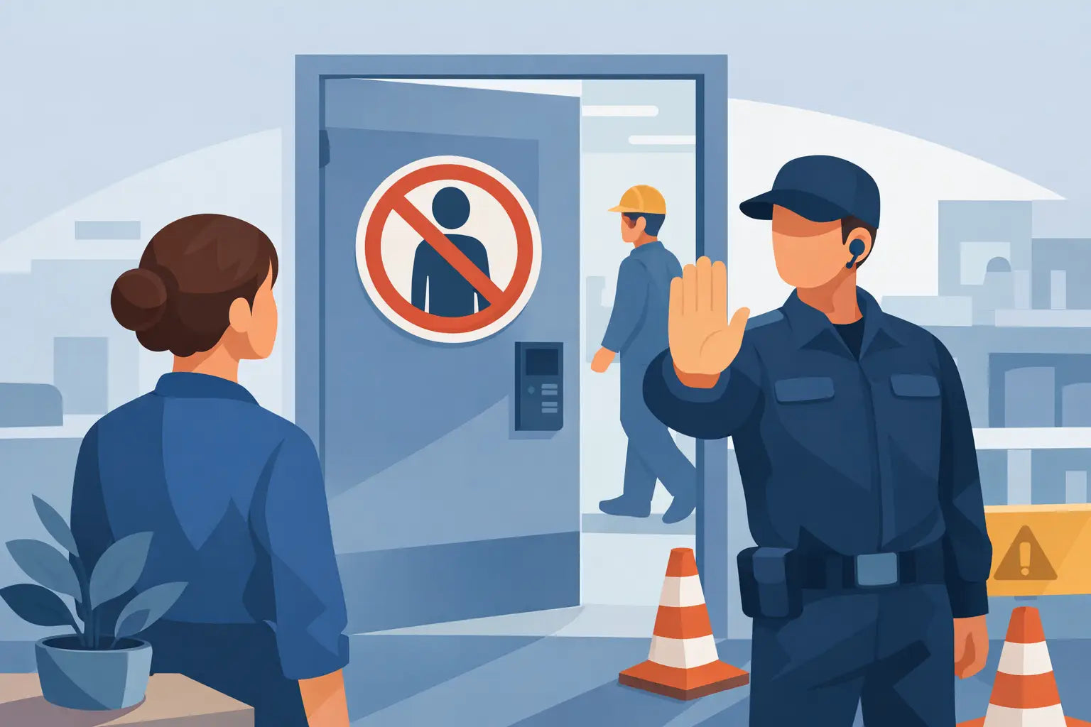 Staff Only Signs for Safer Workplaces
