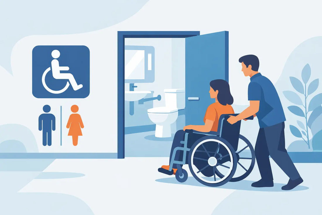 Disabled Toilet Signs for Clear Access