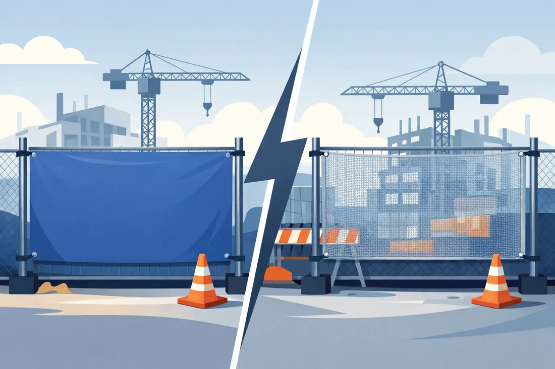 Vinyl Banners vs Mesh Banners for UK Sites