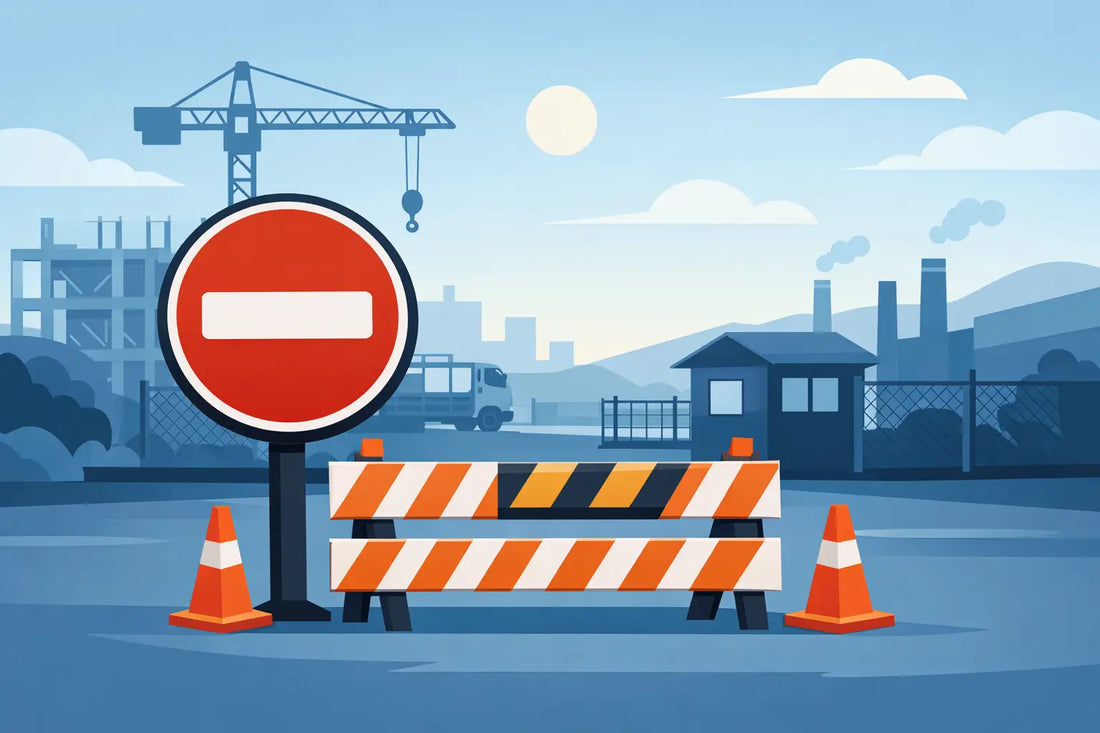 When Should No Entry Signs Be Used on UK Sites?