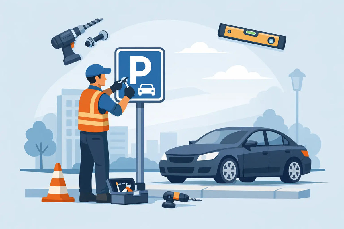 How to Install Parking Signs Properly