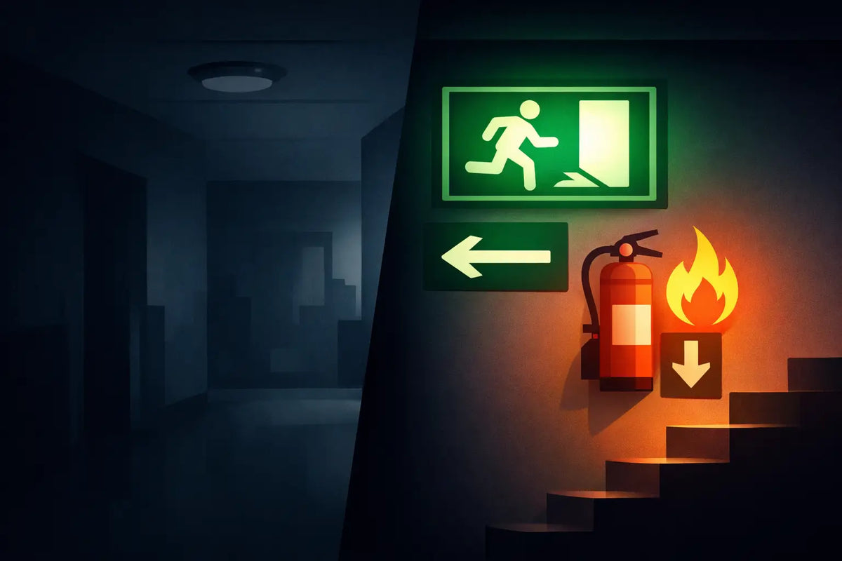 When the Lights Go Out, Your Fire Safety Signs Shouldn't