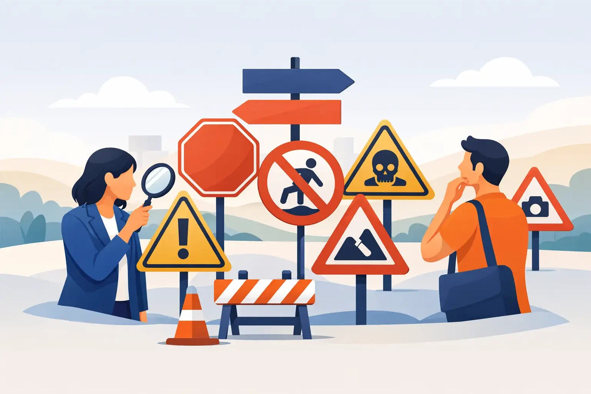 Which Warning Signs Are Best for Visitors?
