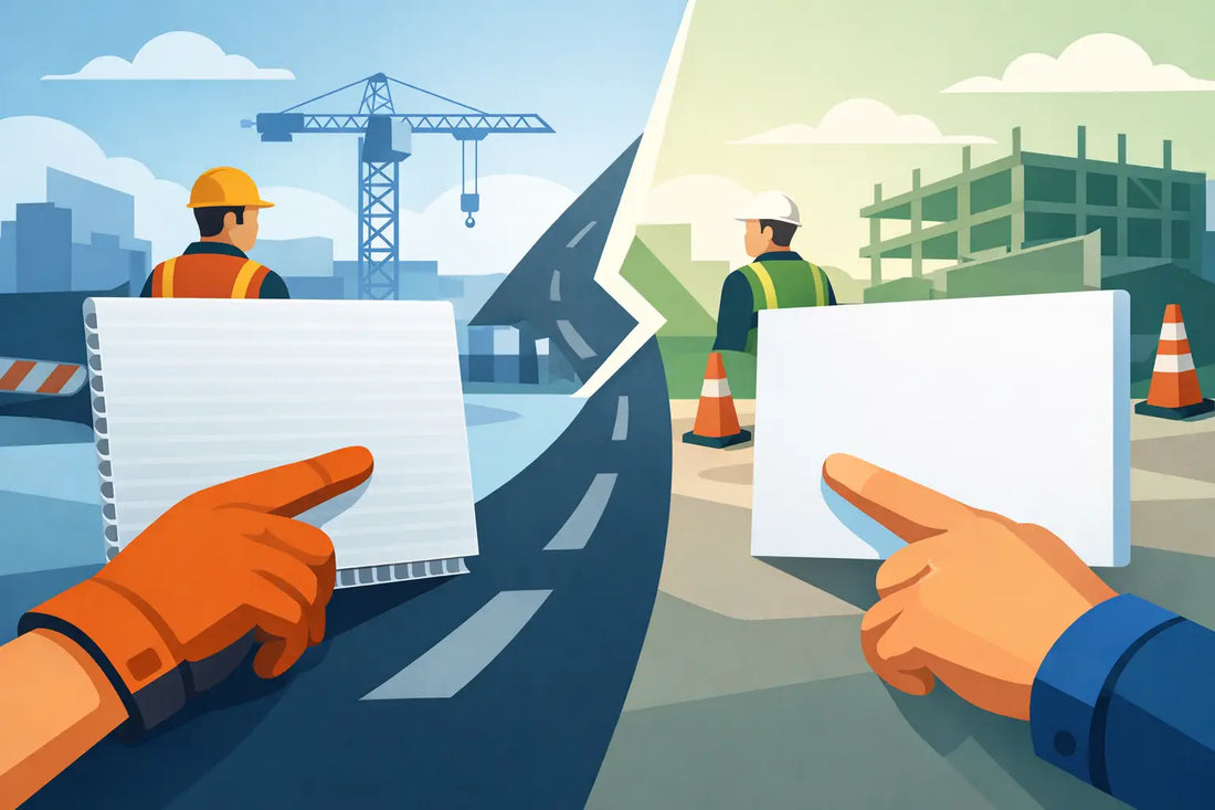 Correx vs Foamex Site Signs for UK Workplaces