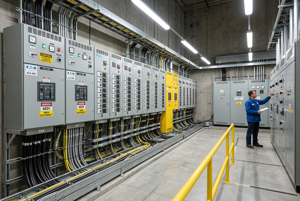 Electrical plant room