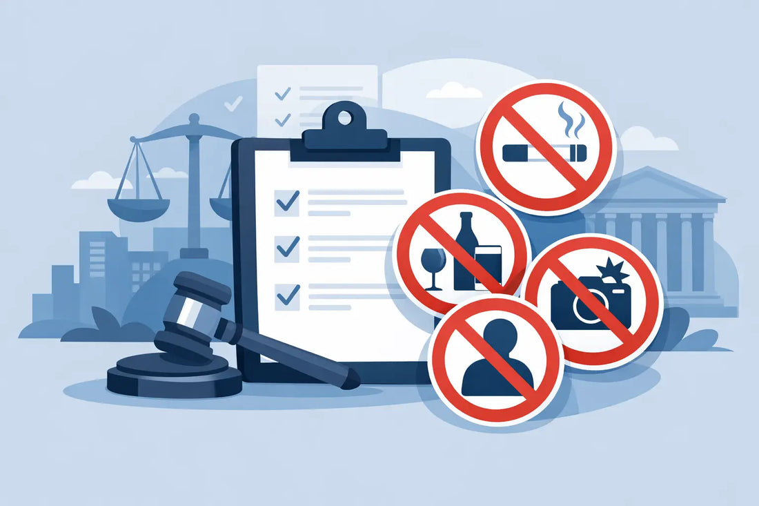 Which Prohibition Signs Are Legally Required?