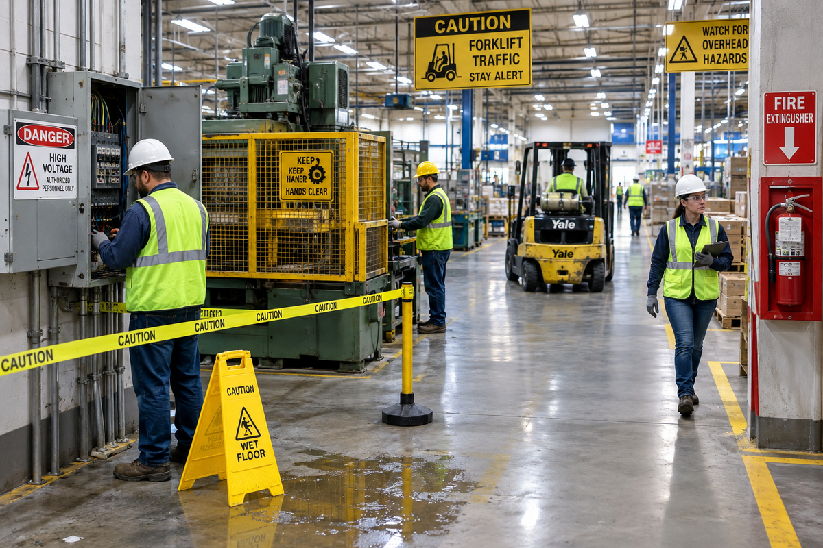 hazards in a factory