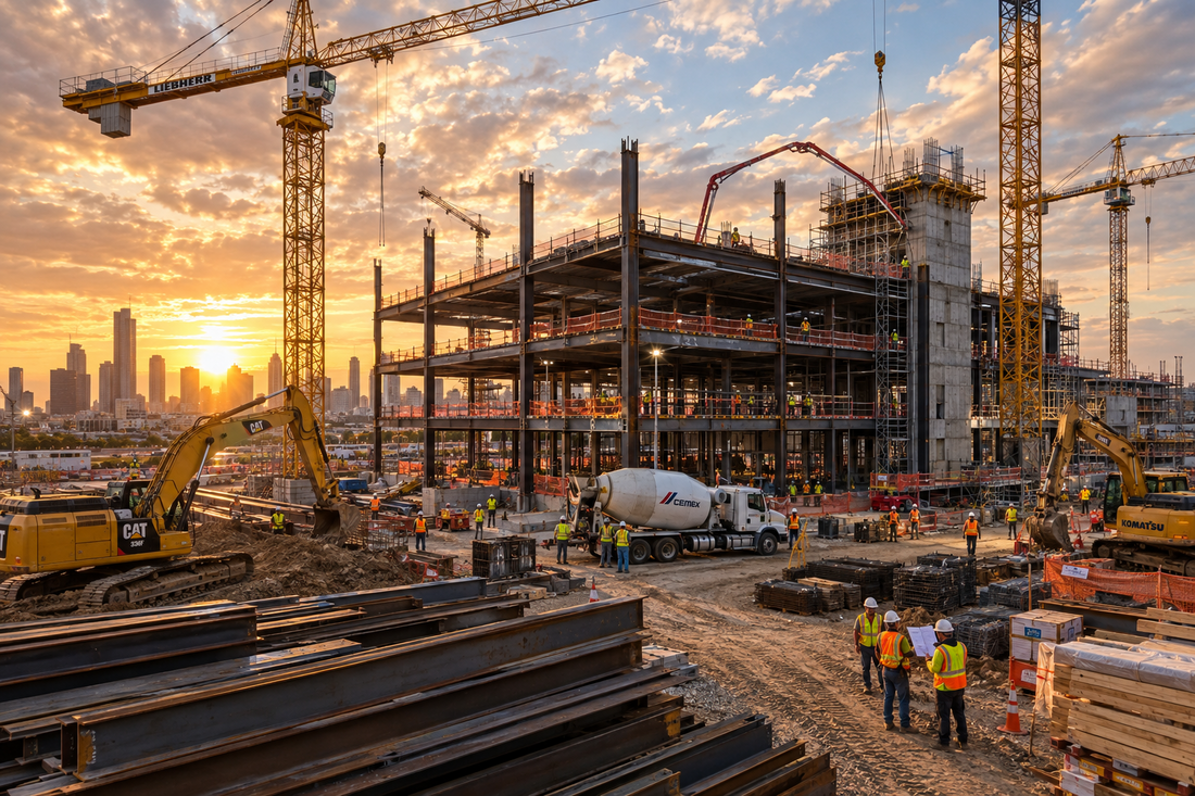 Large UK Construction Site