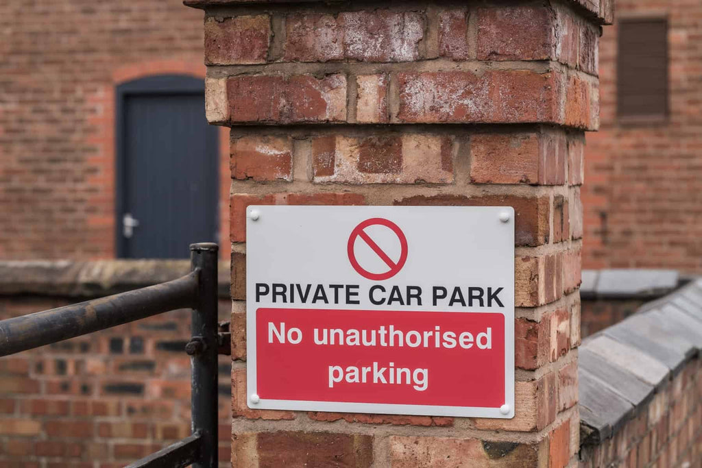 What are the legal requirements for No Parking Signs in the UK? - The Sign Shed