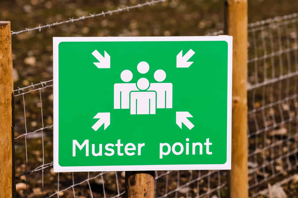 What is a muster point? - The Sign Shed
