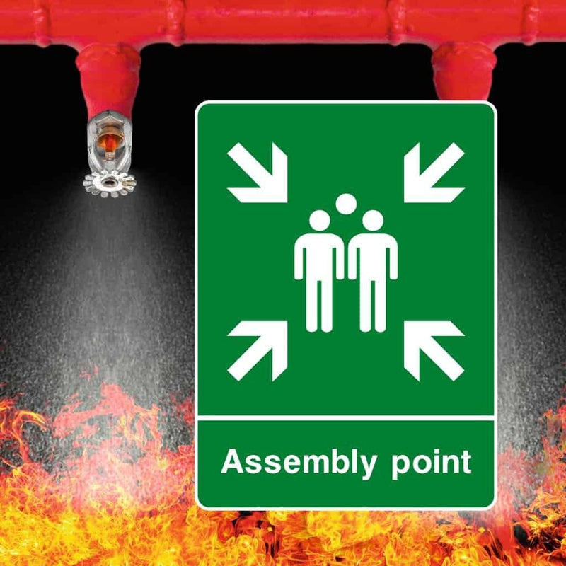 Assembly point signs - The Sign Shed