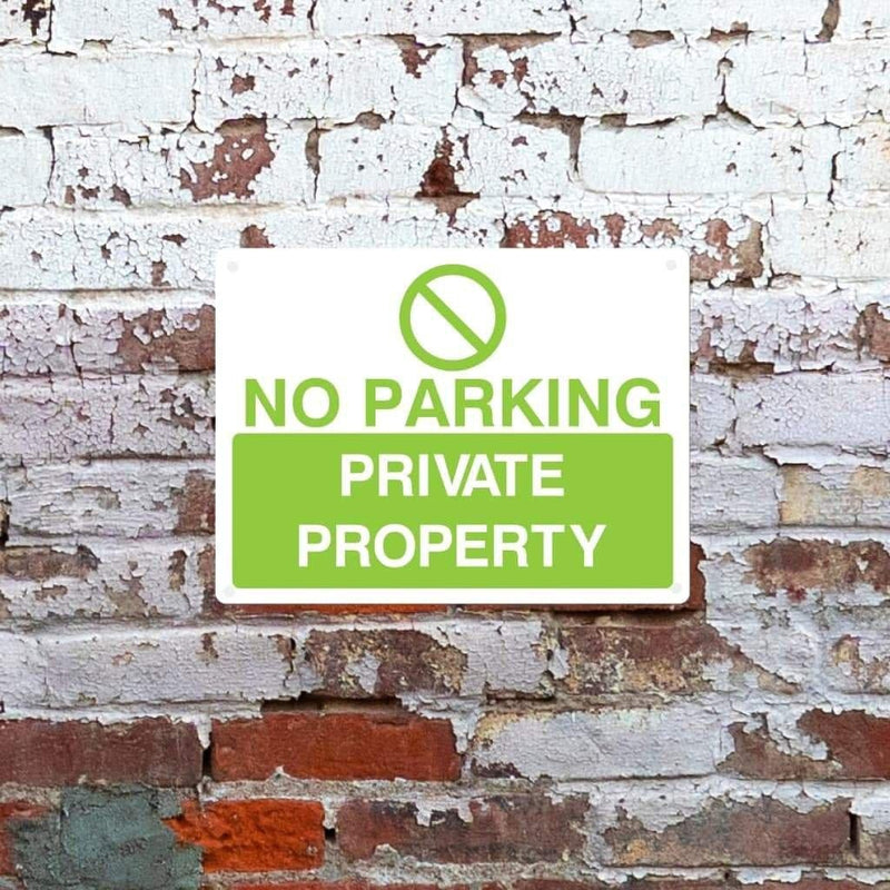 Bright Green Parking Signs - The Sign Shed