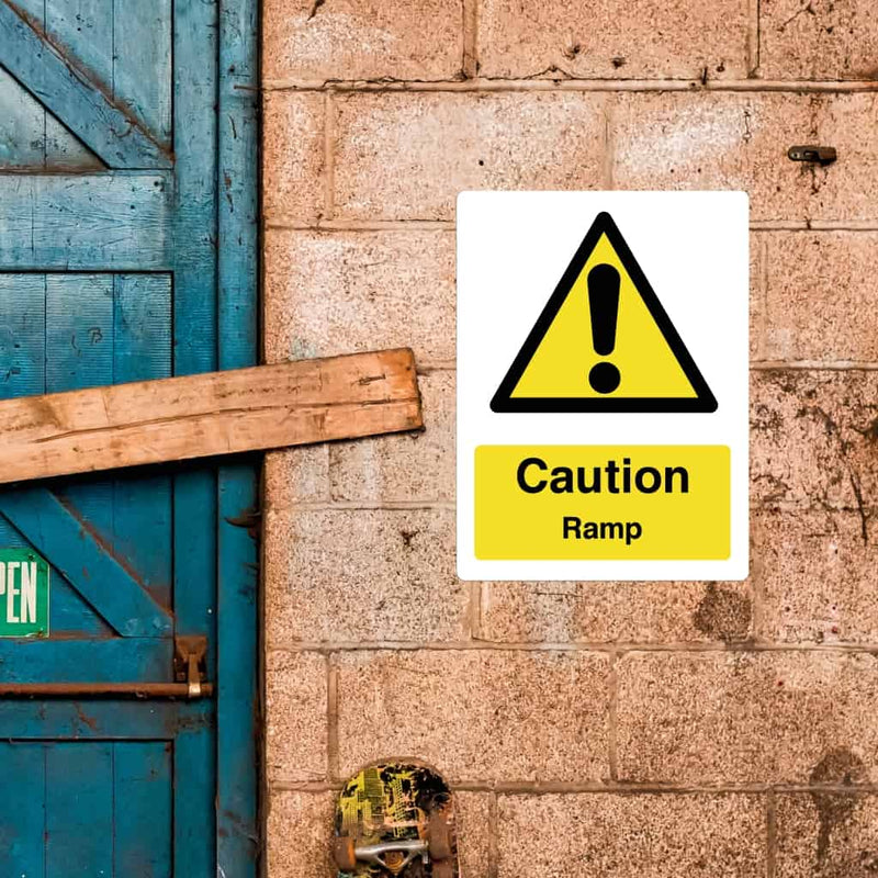 Works In Progress Safety Sign – ISO/W001 Warning – The Sign Shed