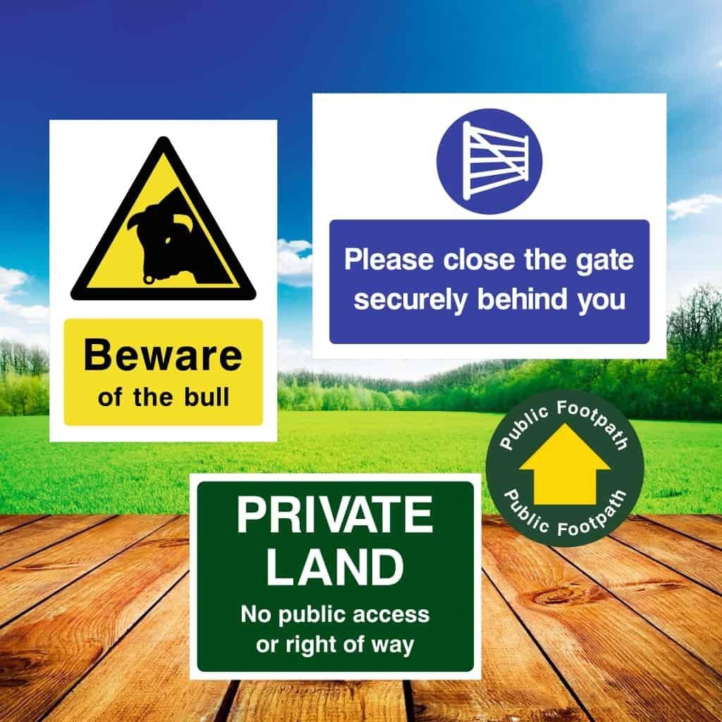 Bad Farm Sign Examples Hazard Signs UK β HSE-Compliant | The Sign Shed