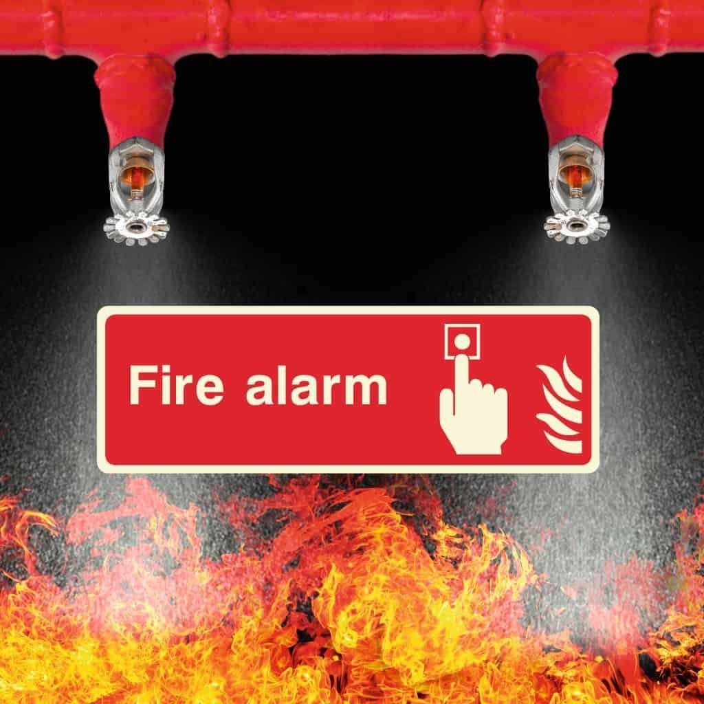 Fire Alarm Call‑Point Signs – BS ISO 7010 Compliant | The Sign Shed