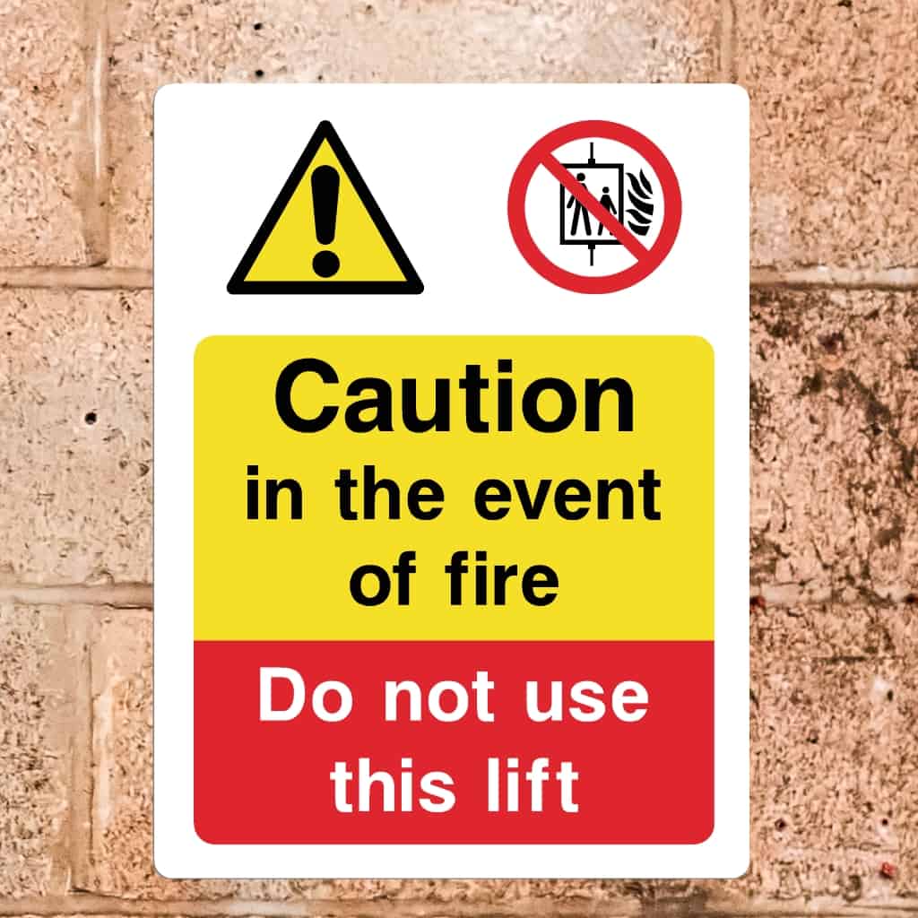 Lift signs - The Sign Shed