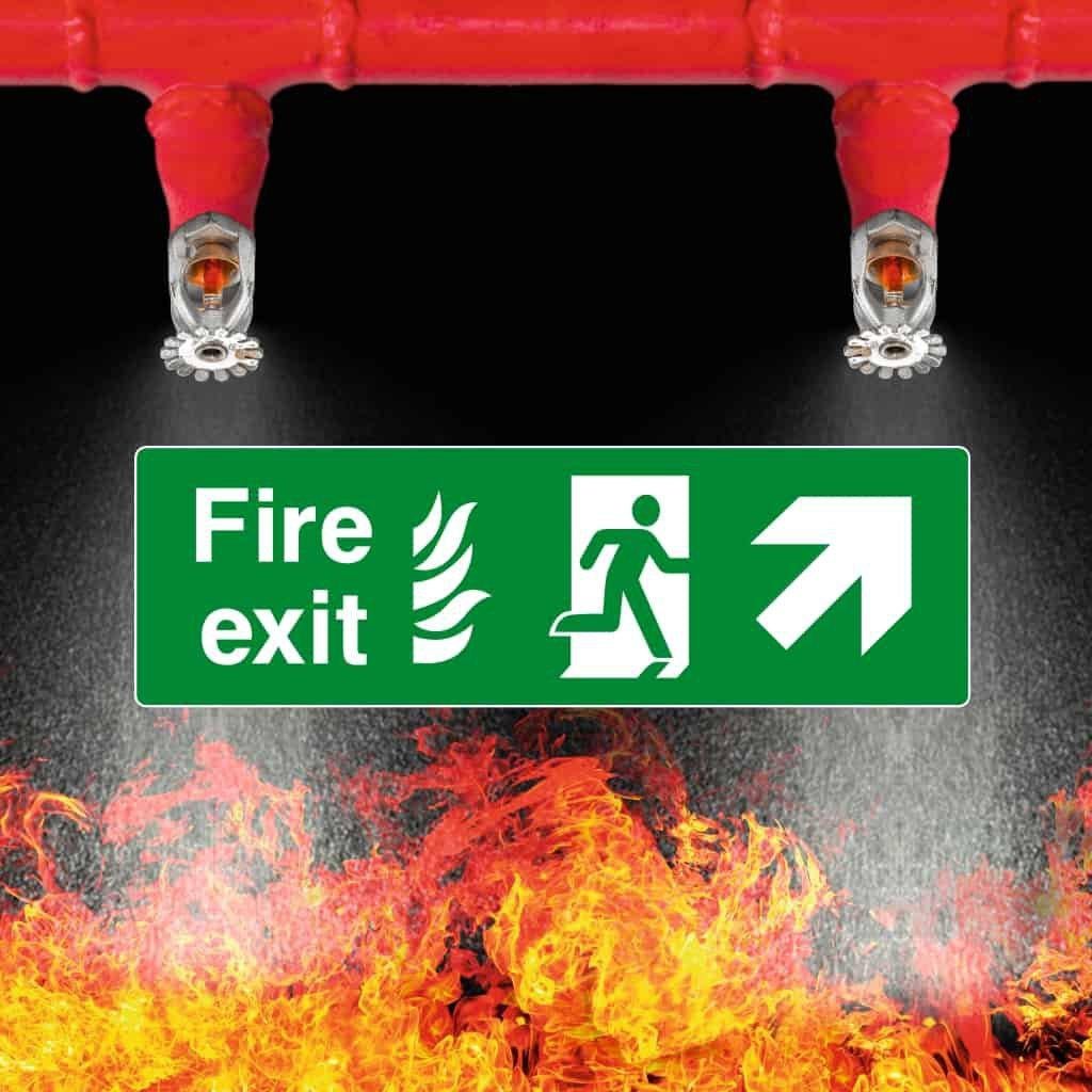 NHS Fire Exit signs - The Sign Shed