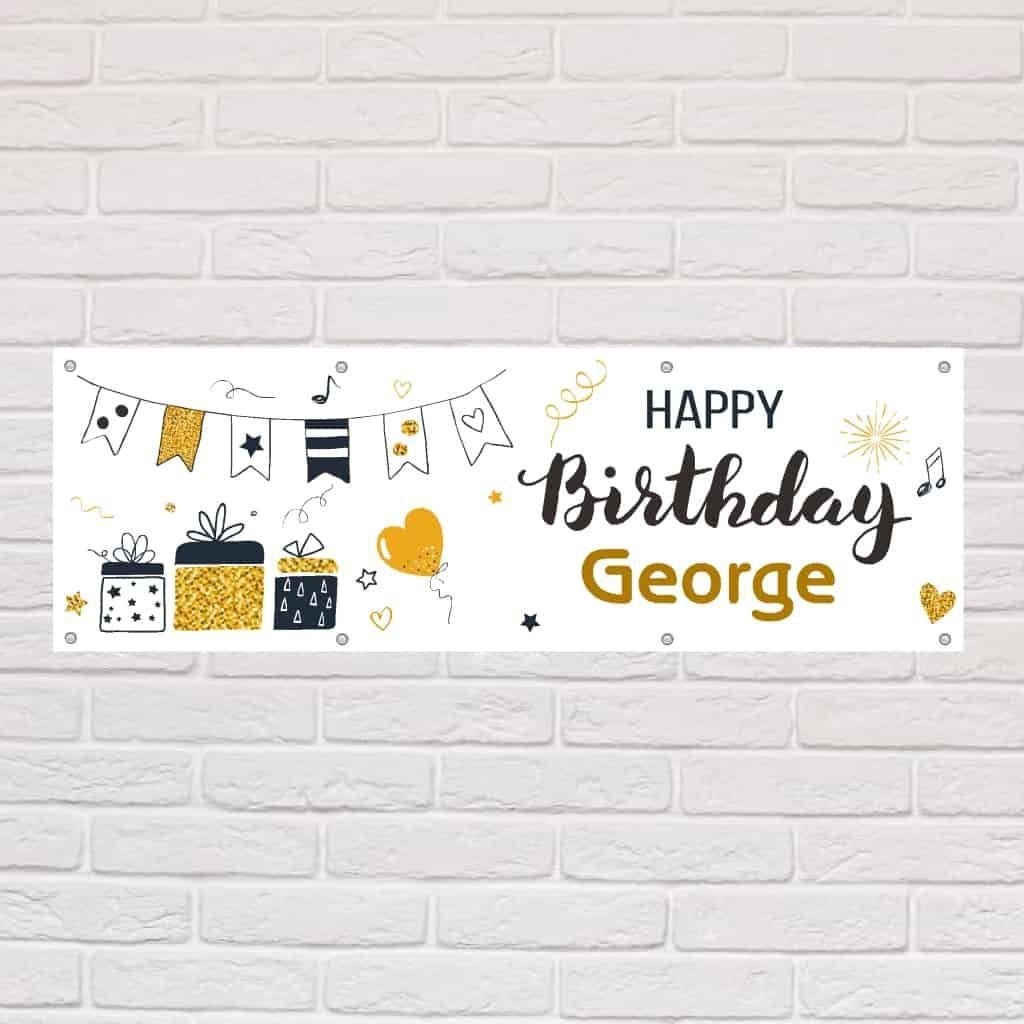 Personalised Birthday Banners - The Sign Shed
