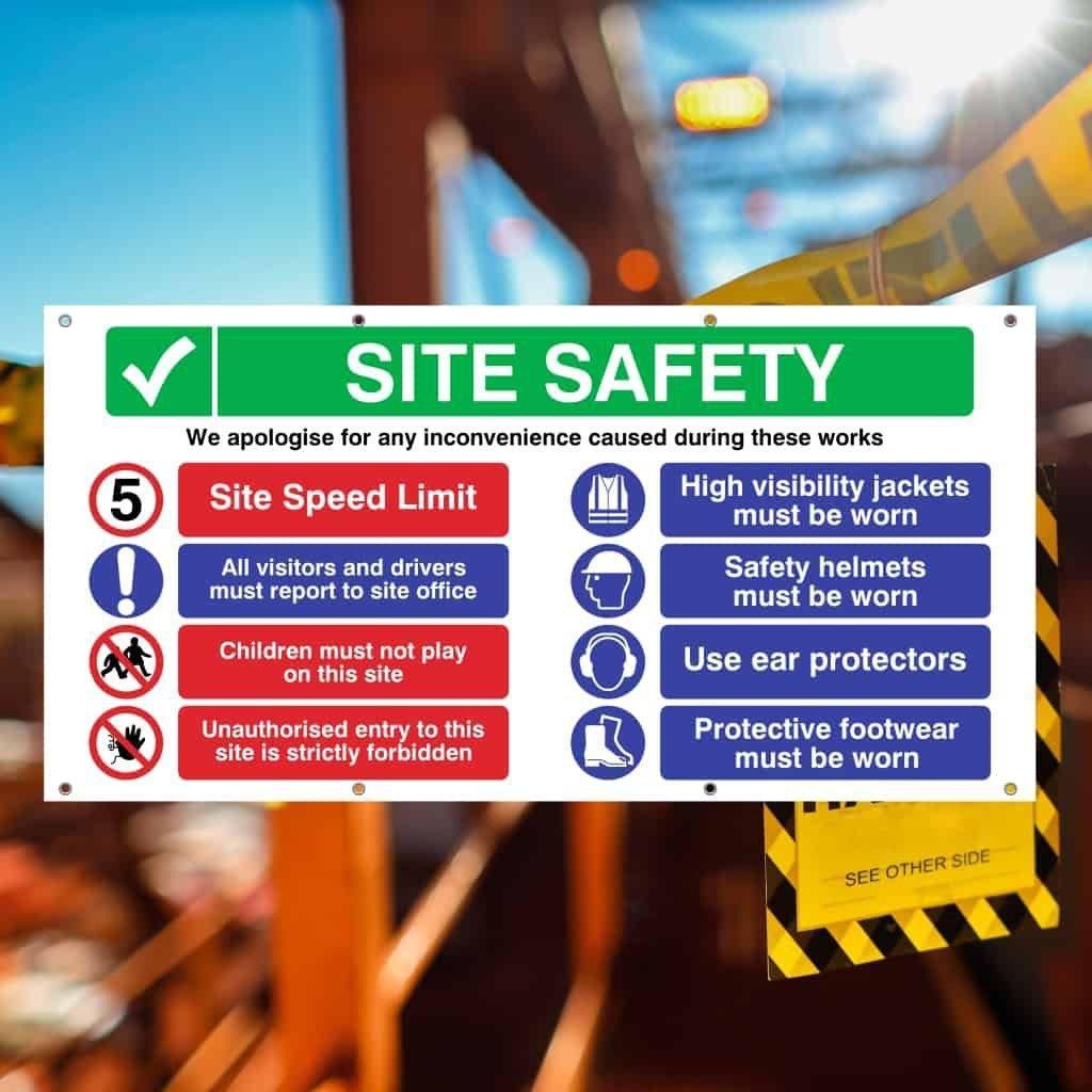 Site Safety Banners - The Sign Shed