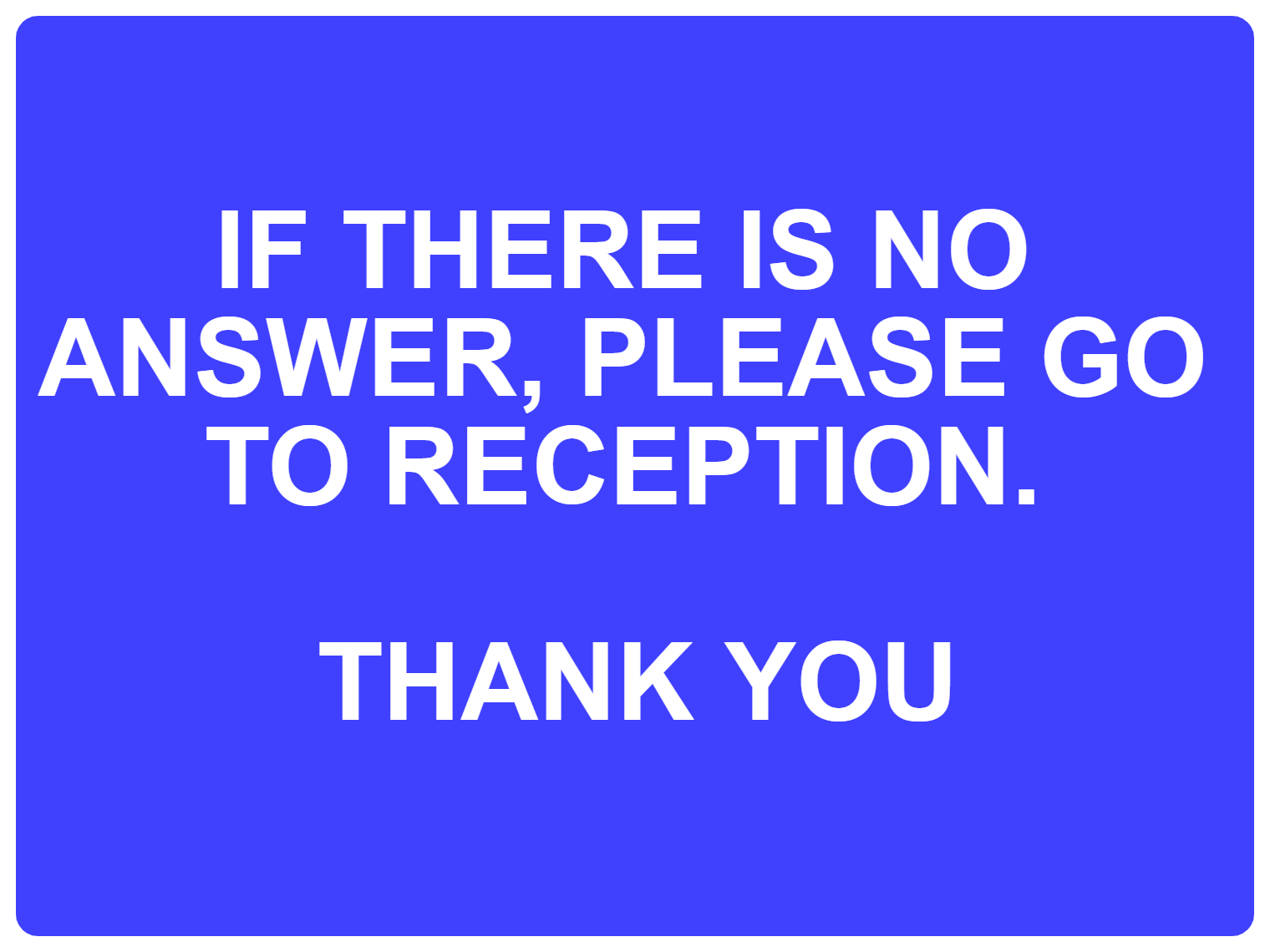Custom Blue Sign Landscape