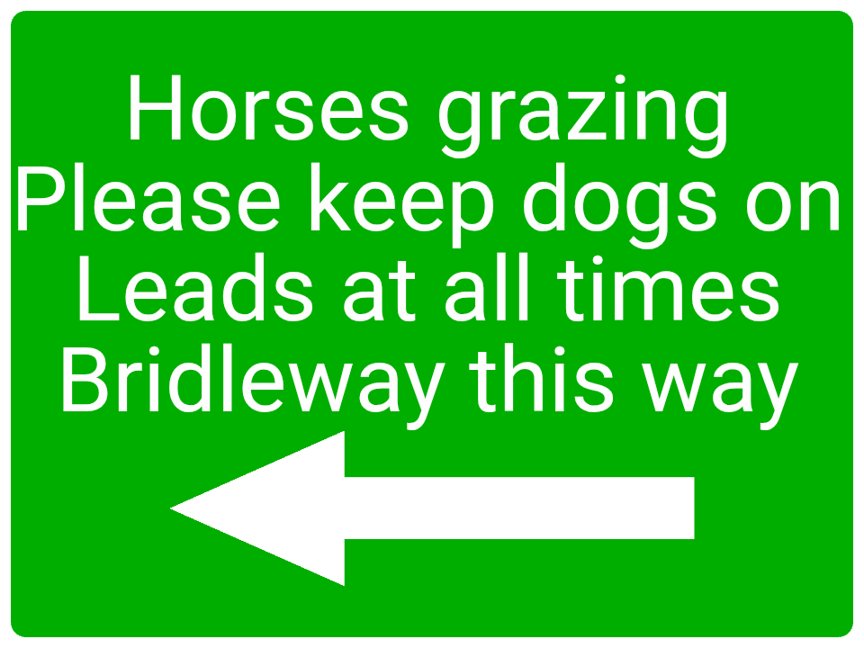 Custom Green Sign Left Arrow Landscape