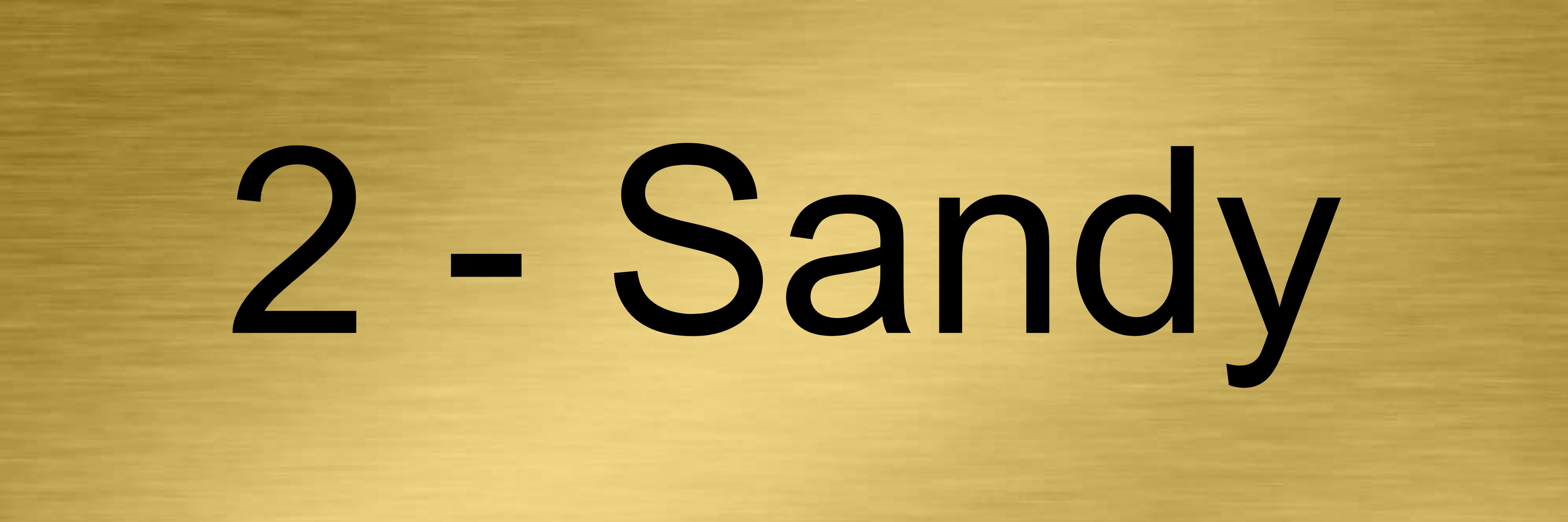 Custom Gold Sign