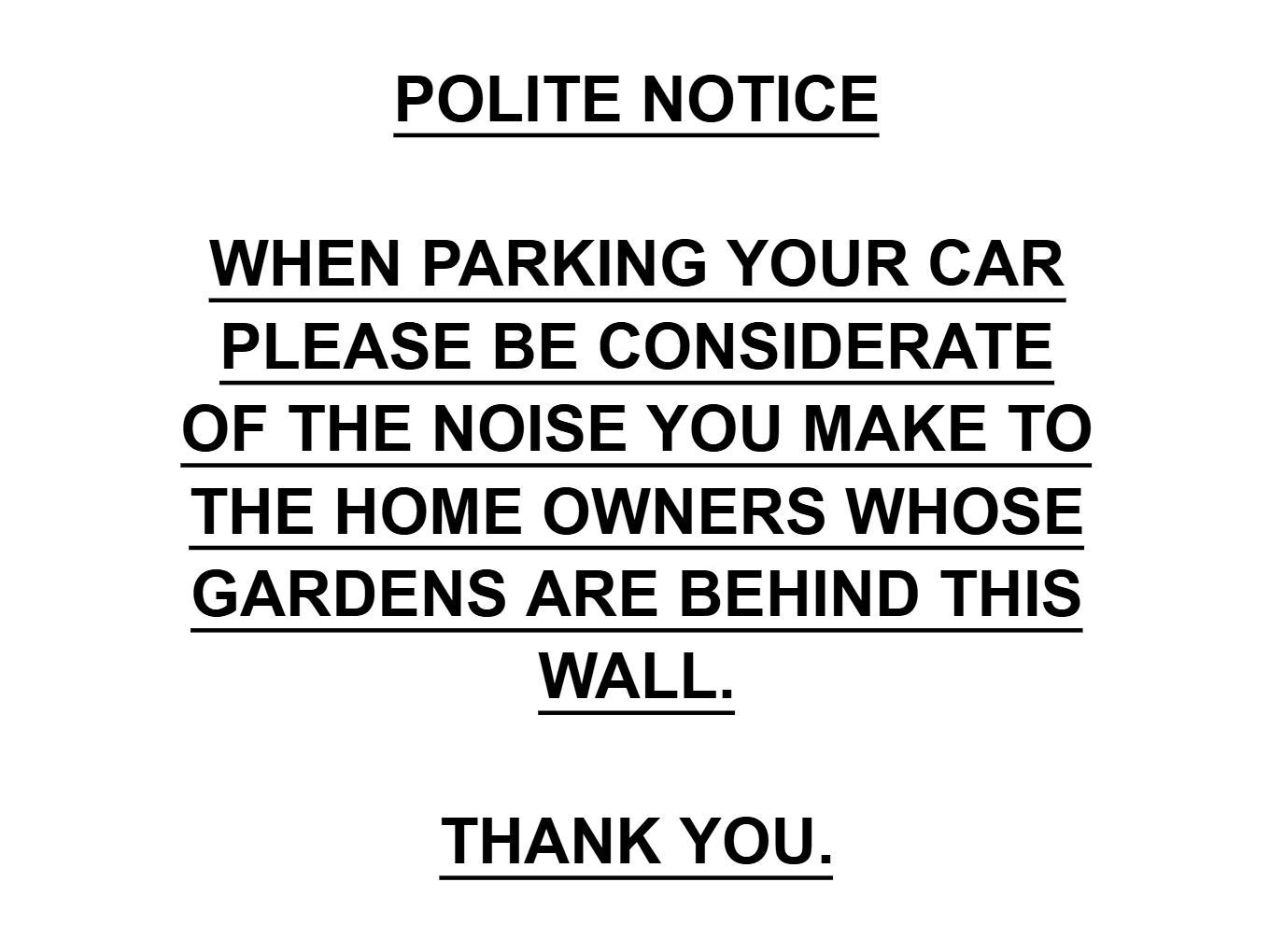 Custom White Sign Landscape