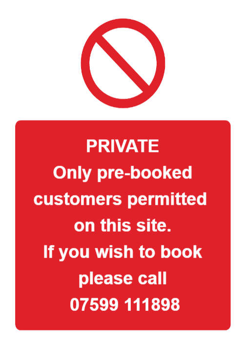 Custom Prohibition Sign Portrait