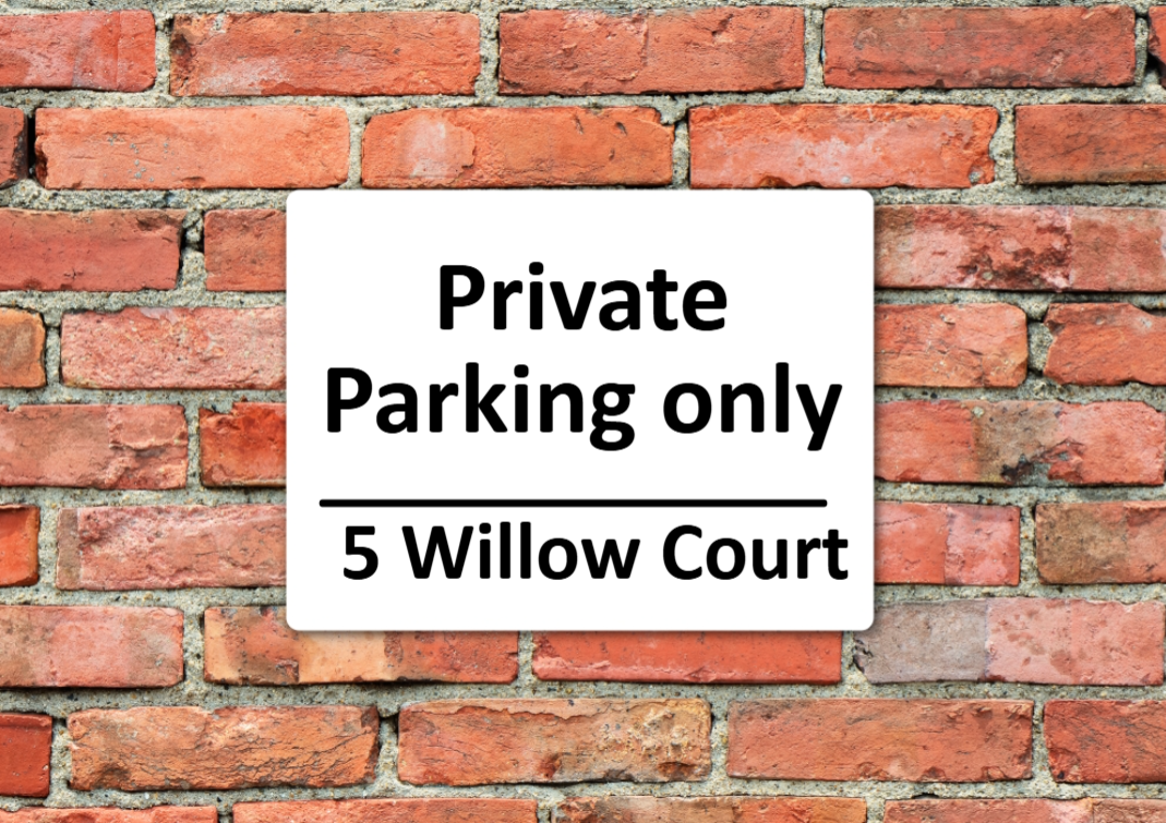 Custom Private Parking Sign
