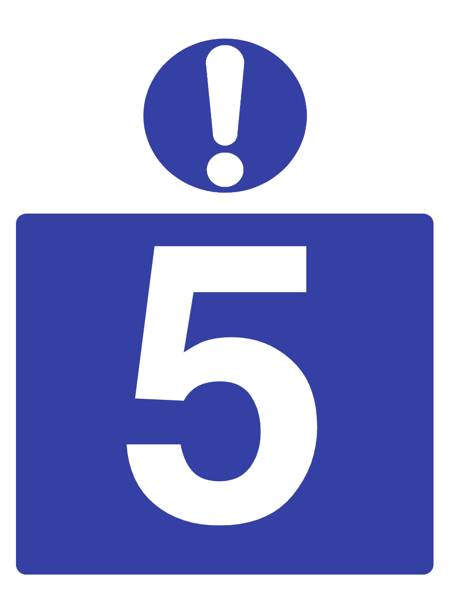 Custom Mandatory Sign Portrait