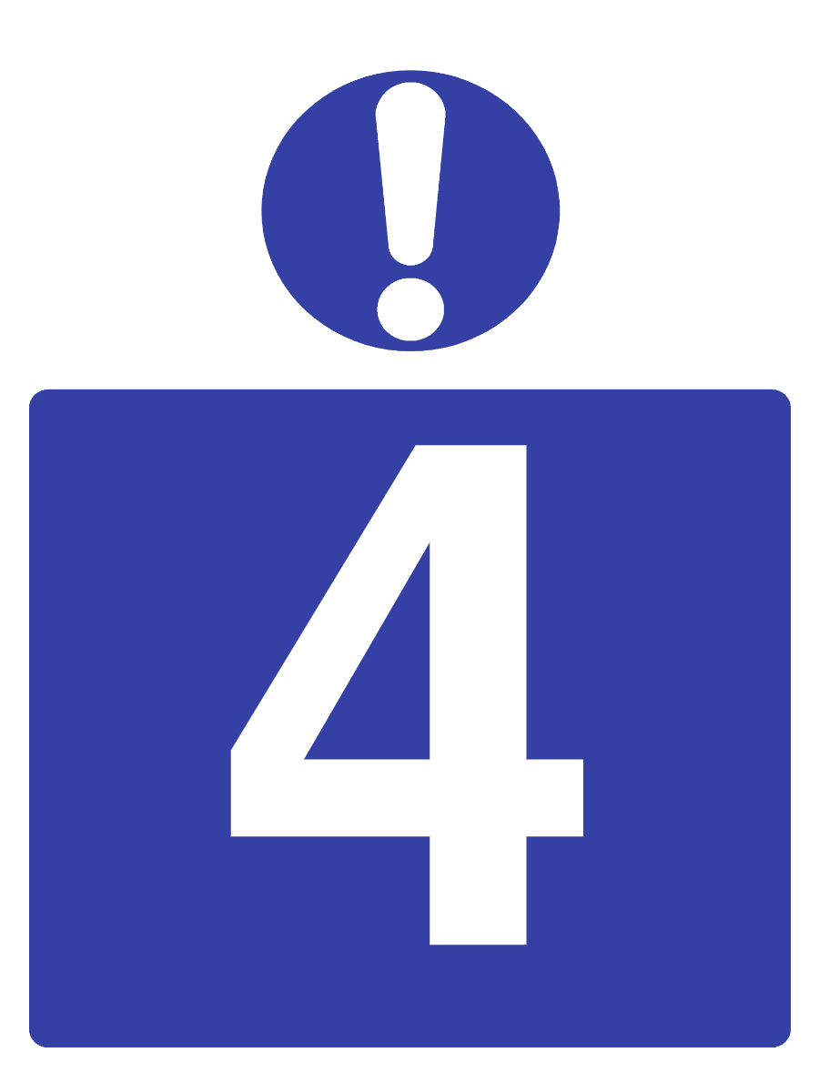 Custom Mandatory Sign Portrait