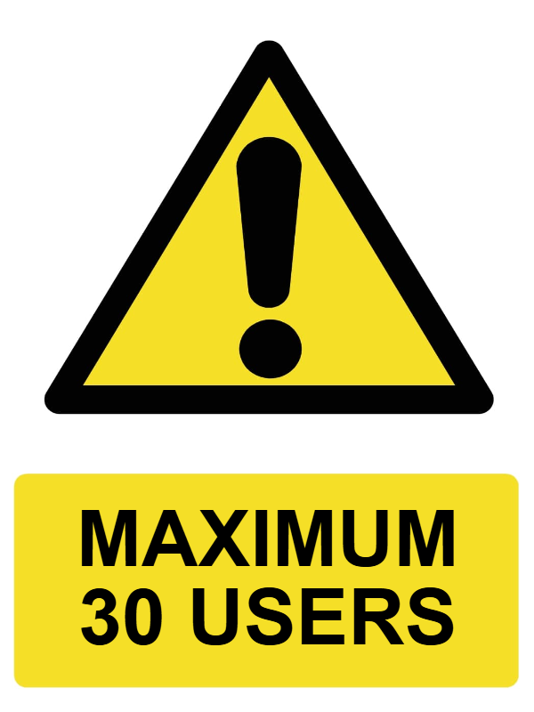 Custom Warning Sign Portrait