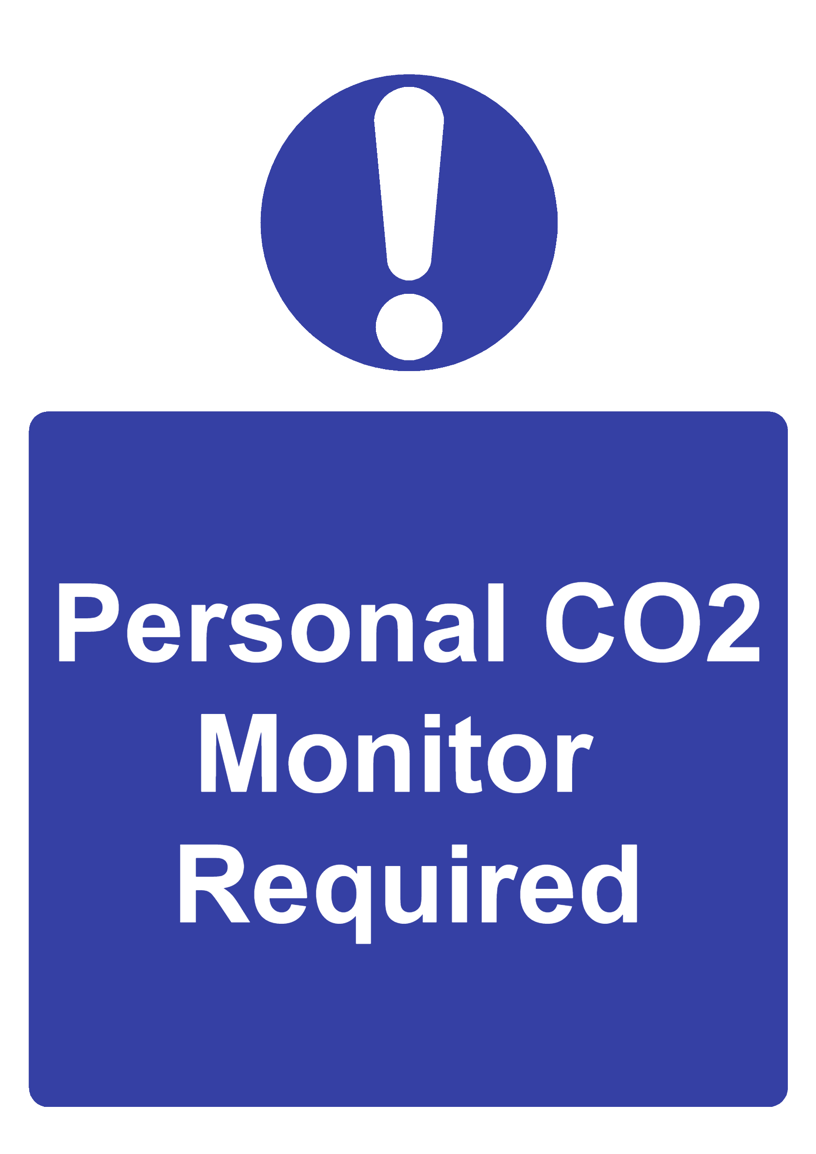 Custom Mandatory Sign Portrait
