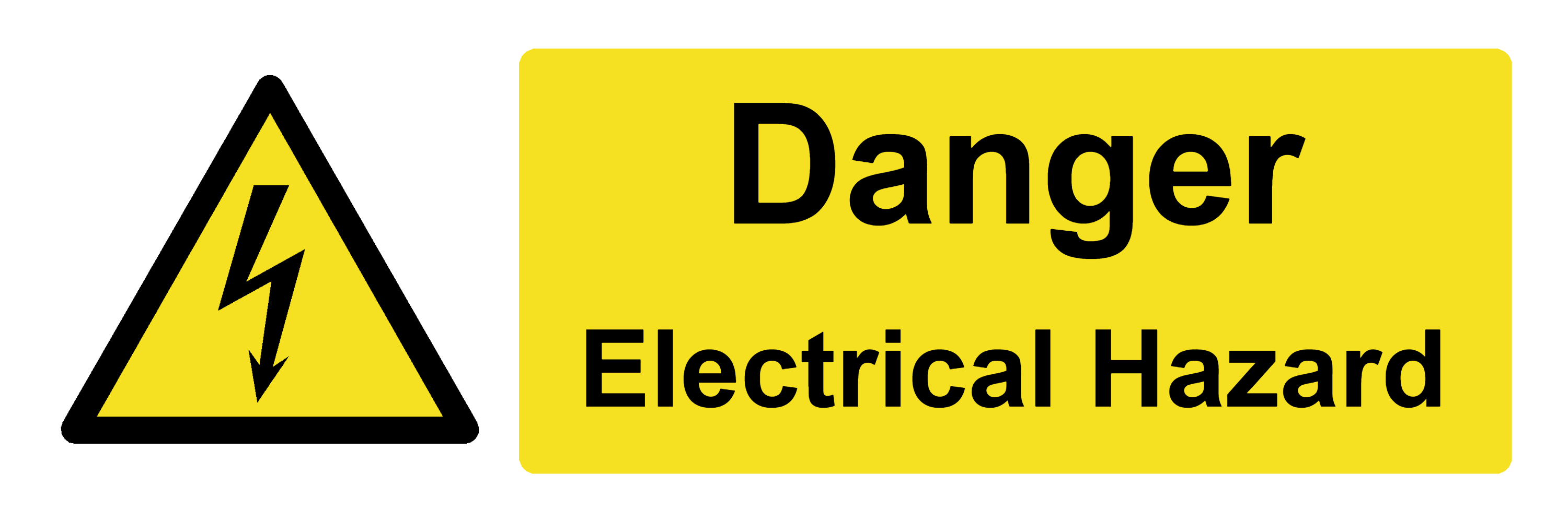 Custom Electrical Hazard Sign Landscape