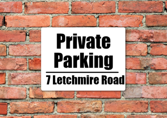 Custom Private Parking Sign