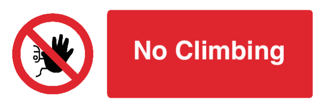 Custom No Entry Sign Landscape
