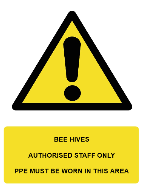 Custom Warning Sign Portrait