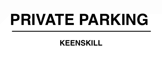 Custom Landscape Parking Sign