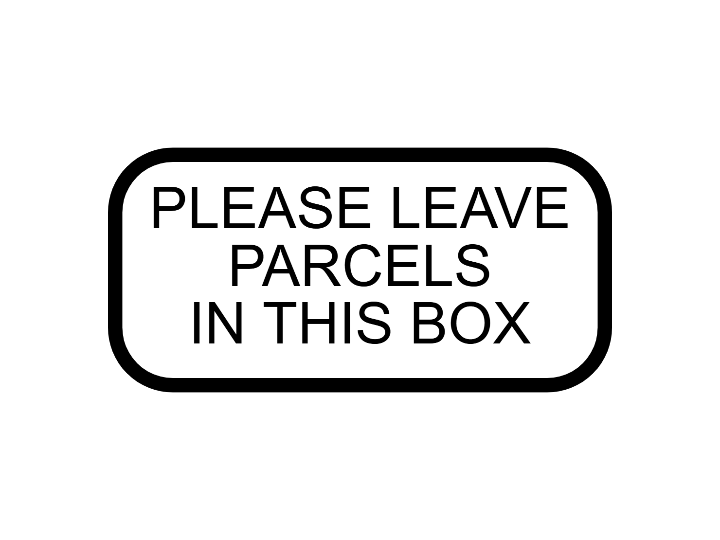 Custom White Sign Landscape