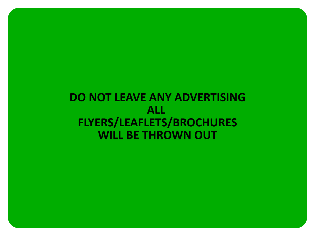 Custom Green Sign Landscape