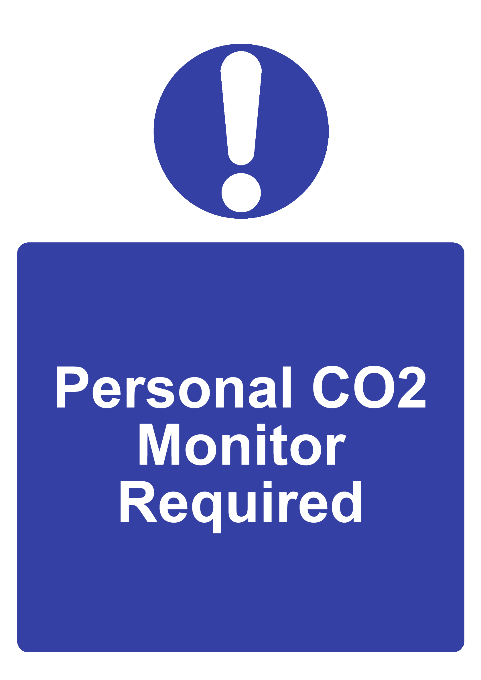 Custom Mandatory Sign Portrait