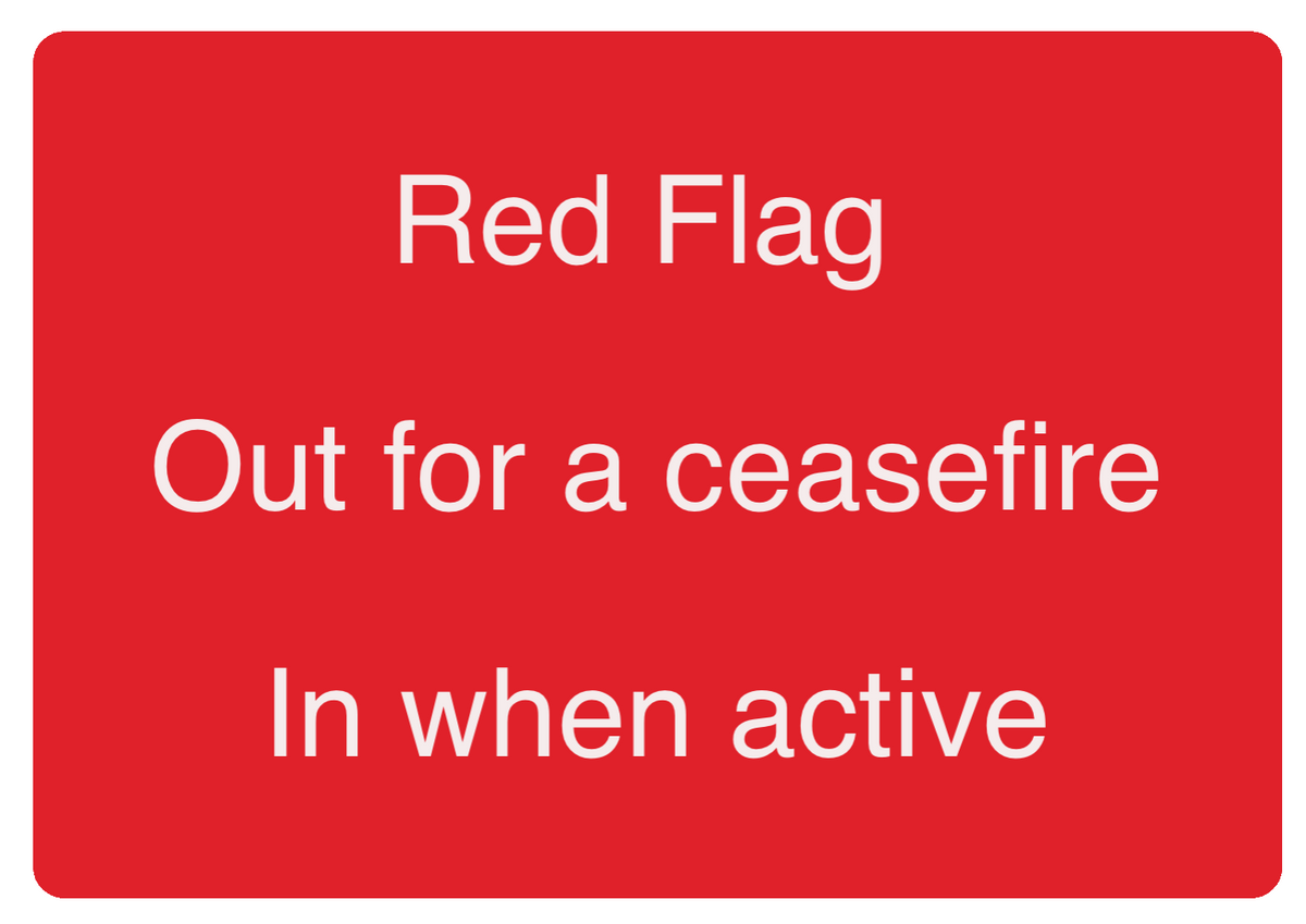 Custom Red Sign Landscape