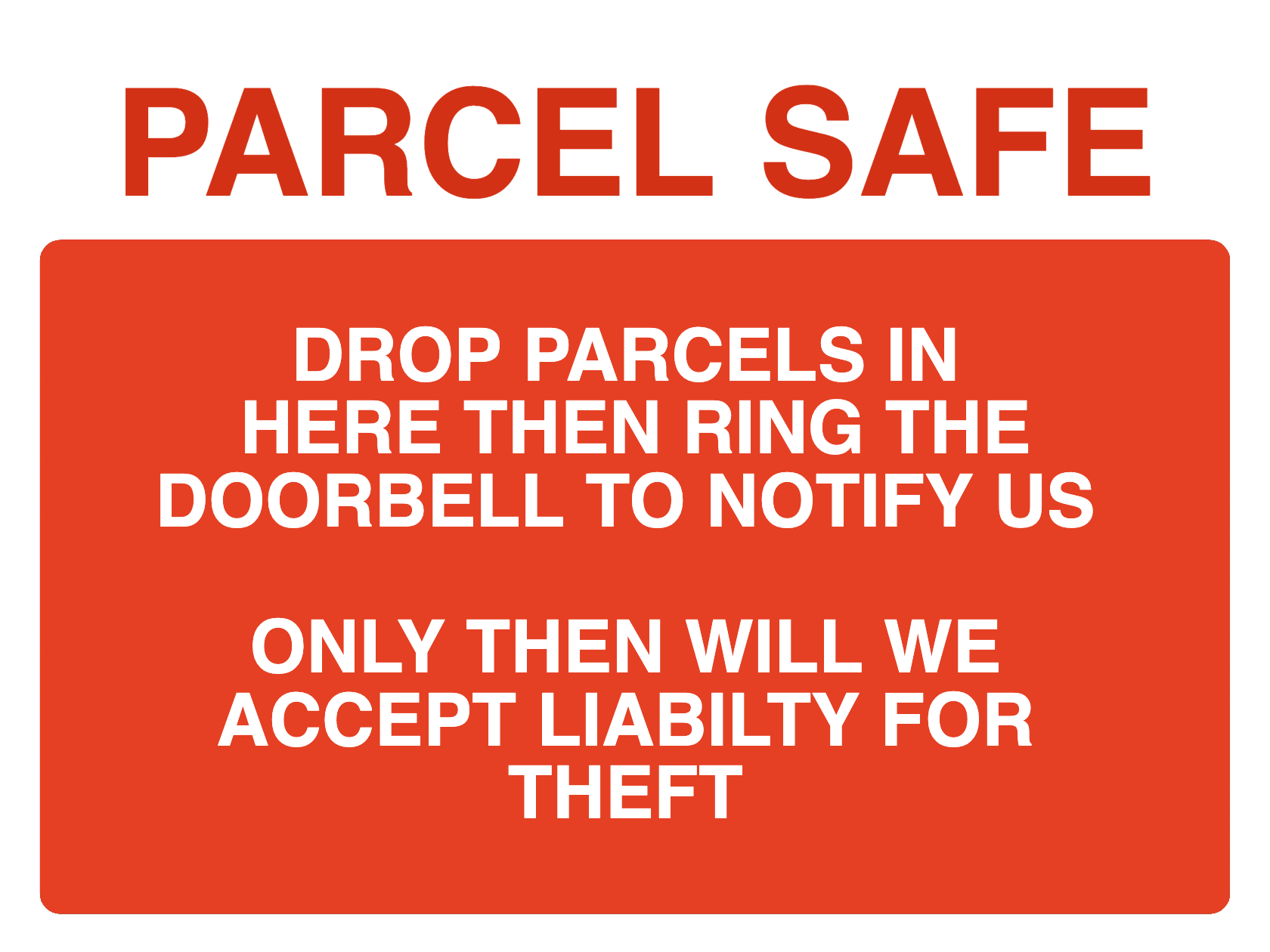 Custom Parking Sign